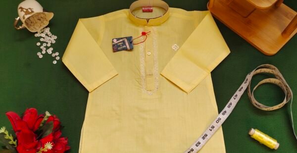 Lemon Yellow Cotton - Image 4