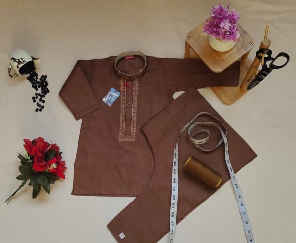 Chocolate Brown Soft Cotton - Image 2