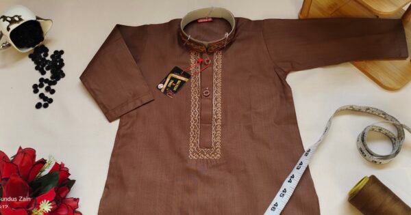 Chocolate Brown Soft Cotton - Image 3