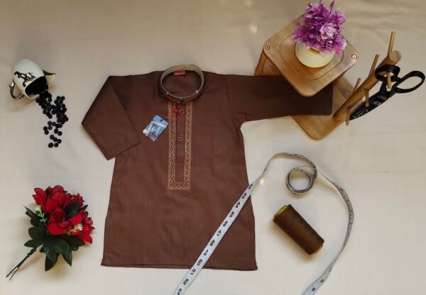 Chocolate Brown Soft Cotton - Image 4